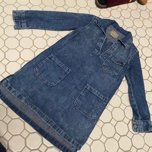 Polo denim dress , little girl size 5